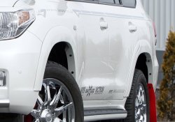 15 349 р. Накладки на колёсные арки JAOS Toyota Land Cruiser 200 дорестайлинг (2007-2012) (Неокрашенные)  с доставкой в г. Керчь. Увеличить фотографию 3