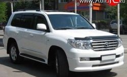 17 299 р. Накладка Goldman на передний бампер Toyota Land Cruiser 200 дорестайлинг (2007-2012) (Неокрашенная)  с доставкой в г. Керчь. Увеличить фотографию 2
