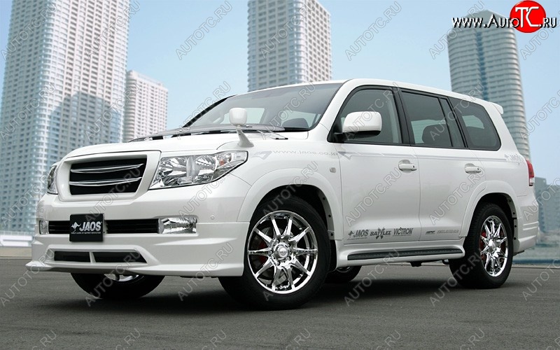 16 649 р. Накладка на передний бампер JAOS Toyota Land Cruiser 200 дорестайлинг (2007-2012) (Неокрашенная)  с доставкой в г. Керчь