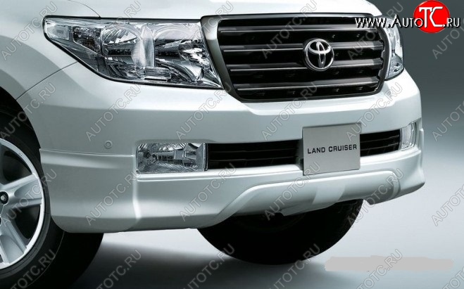 9 299 р. Накладка на передний бампер ORIGINAL Toyota Land Cruiser 200 дорестайлинг (2007-2012) (Неокрашенная)  с доставкой в г. Керчь
