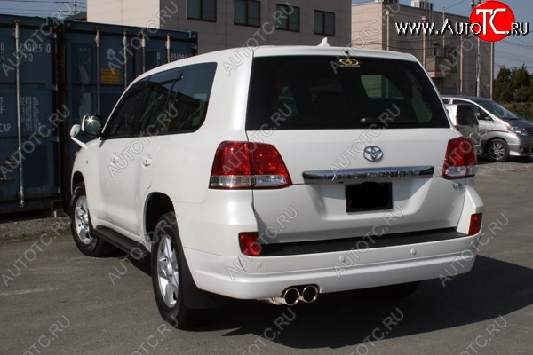 14 099 р. Накладка на задний бампер Modellista Toyota Land Cruiser 200 дорестайлинг (2007-2012) (Неокрашенная)  с доставкой в г. Керчь