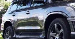 18 449 р. Пороги накладки Wald Black Bison Toyota Land Cruiser 200 дорестайлинг (2007-2012) (Неокрашенные)  с доставкой в г. Керчь. Увеличить фотографию 5