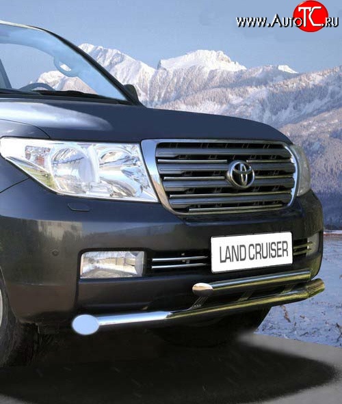 8 819 р. Декоративные вставки воздухозаборника Novline (d16 мм) Toyota Land Cruiser 200 дорестайлинг (2007-2012)  с доставкой в г. Керчь