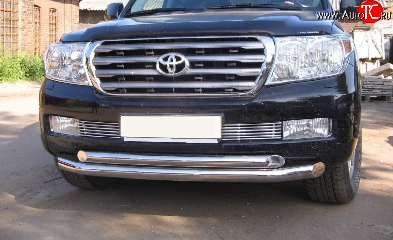 7 199 р. Декоративная вставка воздухозаборника Berkut Toyota Land Cruiser 200 дорестайлинг (2007-2012)  с доставкой в г. Керчь