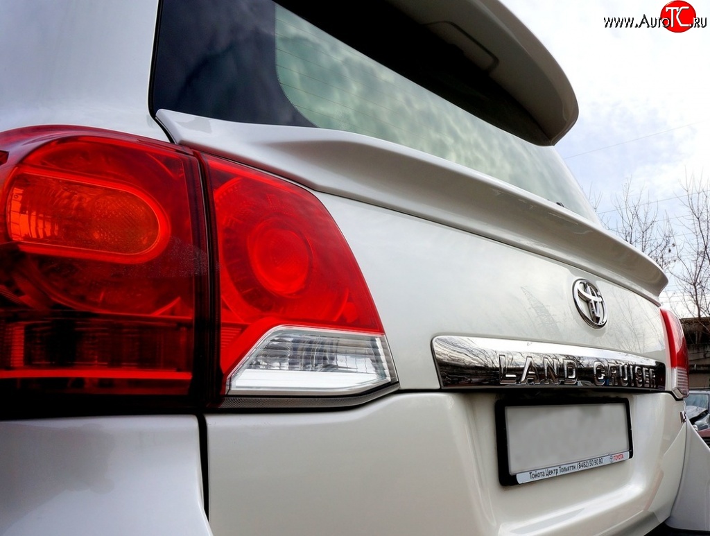12 099 р. Спойлер Style  Toyota Land Cruiser  200 (2007-2012) дорестайлинг (Неокрашенный)  с доставкой в г. Керчь