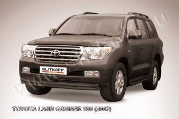 Защита переднего бампер Slitkoff Toyota Land Cruiser  200 (2007-2012) дорестайлинг
