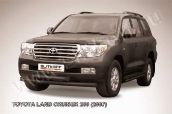 Защита переднего бампер Slitkoff Toyota Land Cruiser  200 (2007-2012) дорестайлинг