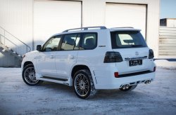 26 249 р. Задний бампер MzSpeed ZEUS LUV LINE Toyota Land Cruiser 200 дорестайлинг (2007-2012) (Неокрашенный)  с доставкой в г. Керчь. Увеличить фотографию 2
