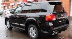 8 149 р. Накладка Wald Black Bison на заднюю дверь автомобиля Toyota Land Cruiser 200 дорестайлинг (2007-2012) (Большая накладка)  с доставкой в г. Керчь. Увеличить фотографию 6