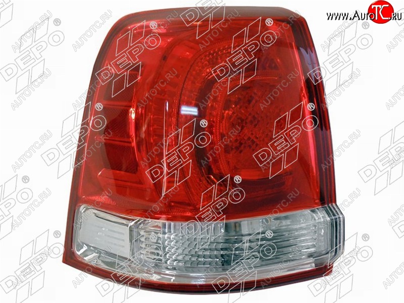 8 999 р. Левый фонарь DEPO  Toyota Land Cruiser  200 (2007-2012) дорестайлинг  с доставкой в г. Керчь