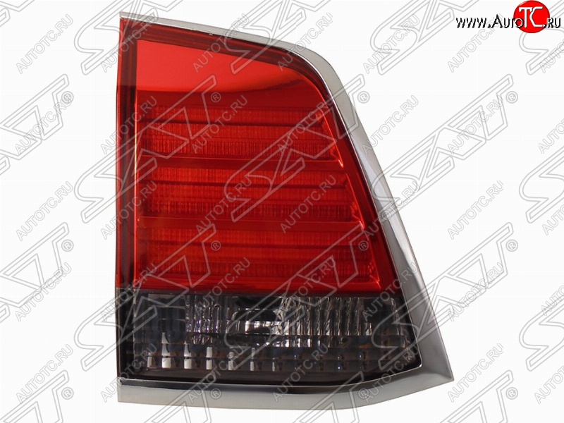 399 р. Левый фонарь SAT (внутренний, хром. окантовка)  Toyota Land Cruiser  200 (2007-2012) дорестайлинг  с доставкой в г. Керчь