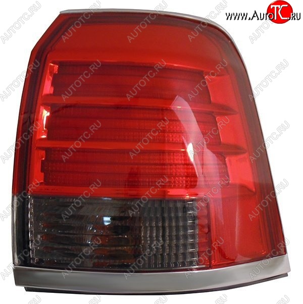 1 449 р. Левый фонарь SAT (хром)  Toyota Land Cruiser  200 (2007-2012) дорестайлинг  с доставкой в г. Керчь