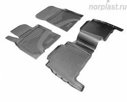 Комплект ковриков в салон Norplast Toyota Land Cruiser  200 (2007-2021) дорестайлинг, 2-ой рестайлинг