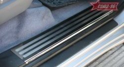 Накладки на внутреннюю пластиковую часть порога Souz-96 Toyota Land Cruiser  200 (2007-2012) дорестайлинг