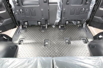 1 239 р. Комплект 3D ковриков салона Element (полиуретан) Toyota Land Cruiser 200 дорестайлинг (2007-2012) (Серые)  с доставкой в г. Керчь. Увеличить фотографию 2