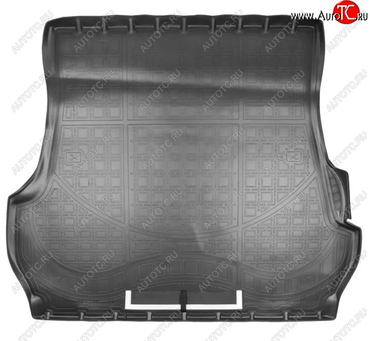3 599 р. Коврик в багажник Norplast Unidec (5 мест)  Toyota Land Cruiser  200 (2007-2021) дорестайлинг, 1-ый рестайлинг, 2-ой рестайлинг (Черный с фартуком)  с доставкой в г. Керчь