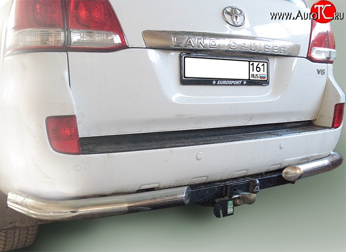 5 899 р. Фаркоп Лидер Плюс (до 1200 кг)  Toyota Land Cruiser  200 (2007-2012) дорестайлинг (Без электропакета)  с доставкой в г. Керчь