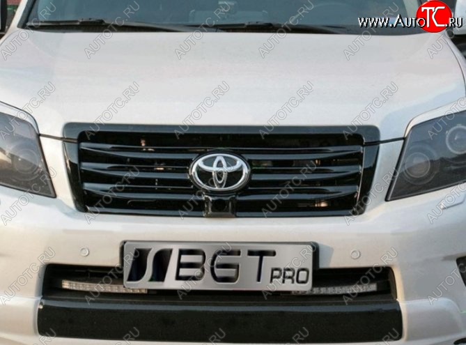 7 499 р. Решётка радиатора ELFORD Style (под камеру) Toyota Land Cruiser Prado J150 дорестайлинг (2009-2013) (Неокрашенная)  с доставкой в г. Керчь