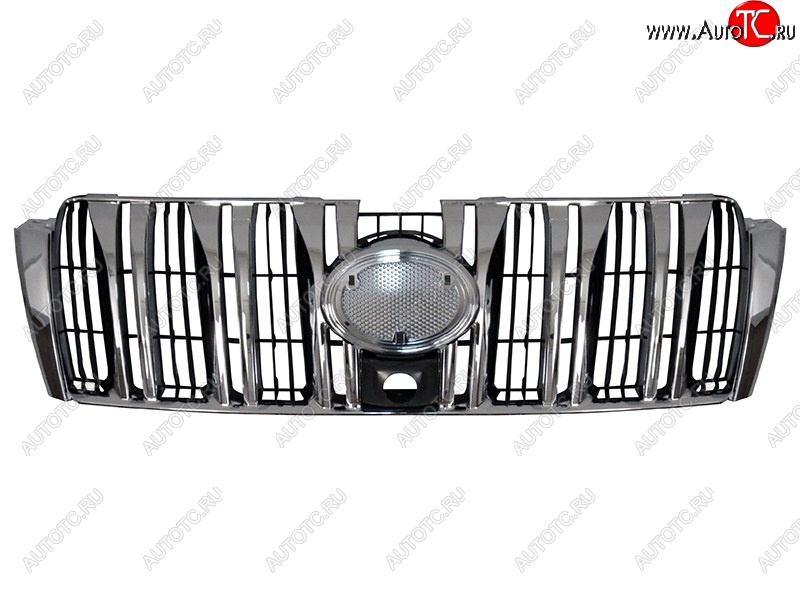 8 299 р. Решётка радиатора (под камеру) SAT  Toyota Land Cruiser Prado  J150 (2009-2013) дорестайлинг  с доставкой в г. Керчь