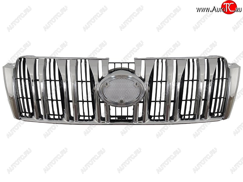 6 199 р. Решётка радиатора SAT (хромированная) Toyota Land Cruiser Prado J150 дорестайлинг (2009-2013)  с доставкой в г. Керчь