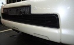 1 469 р. Сетка на бампер Russtal (черная) Toyota Land Cruiser Prado J150 дорестайлинг (2009-2013)  с доставкой в г. Керчь. Увеличить фотографию 2