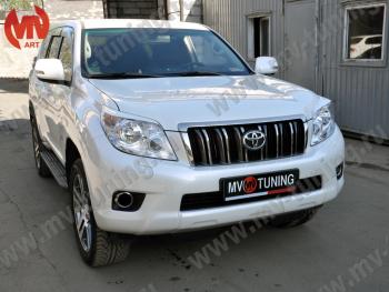 Реснички на фары JAOS Toyota Land Cruiser Prado  J150 (2009-2013) дорестайлинг