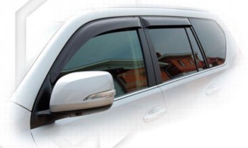 Дефлектора окон CA-Plastic Toyota Land Cruiser Prado J150 дорестайлинг (2009-2013)