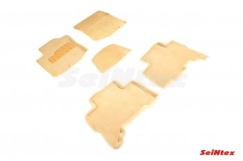Комплект ворсовых ковриков в салон Seintex (3D) Toyota Land Cruiser Prado J150 дорестайлинг (2009-2013)