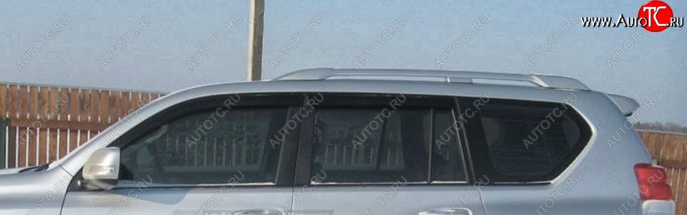 12 319 р. Рейлинги OE Style (серебристые)  Toyota Land Cruiser Prado  J150 (2009-2020) дорестайлинг, 1-ый рестайлинг, 2-ой рестайлинг  с доставкой в г. Керчь
