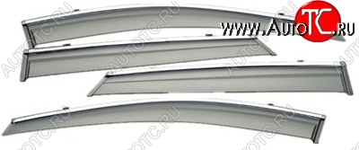 4 399 р. Дефлекторы боковых окон SuvStyle Toyota Land Cruiser Prado J150 дорестайлинг (2009-2013)  с доставкой в г. Керчь