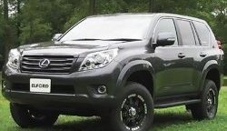 3 489 р. Решётка радиатора Elford Toyota Land Cruiser Prado J150 дорестайлинг (2009-2013) (Неокрашенная)  с доставкой в г. Керчь. Увеличить фотографию 6