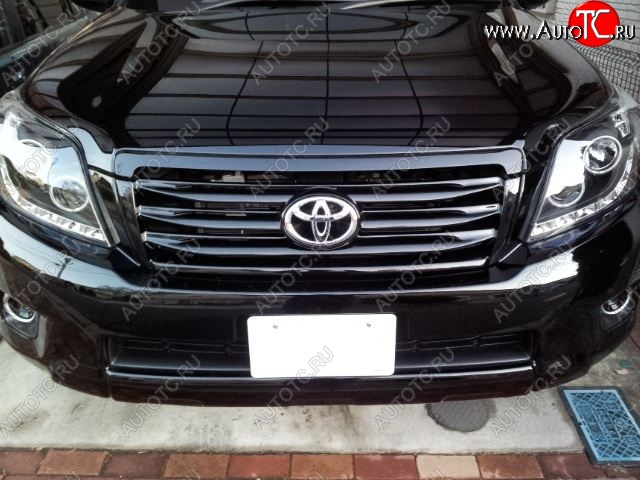 10 599 р. Решетка радиатора ELFORD Toyota Land Cruiser Prado J150 дорестайлинг (2009-2013) (Неокрашенная)  с доставкой в г. Керчь
