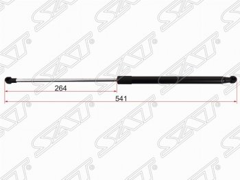 Газовый упор капота SAT Toyota Land Cruiser Prado  J150 (2009-2020) дорестайлинг, 1-ый рестайлинг, 2-ой рестайлинг