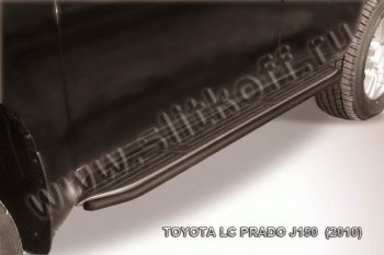 Защита штатного порога d42 Slitkoff Toyota Land Cruiser Prado  J150 (2009-2013) дорестайлинг