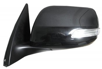 Боковое левое зеркало заднего вида (обогрев/поворотник) SAT Toyota Land Cruiser Prado  J150 (2009-2013) дорестайлинг
