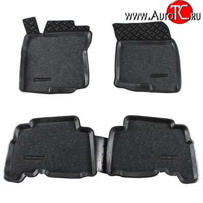 3 589 р. Комплект ковриков в салон Aileron 4 шт. (полиуретан, покрытие Soft) Toyota Land Cruiser Prado J150 дорестайлинг (2009-2013)  с доставкой в г. Керчь