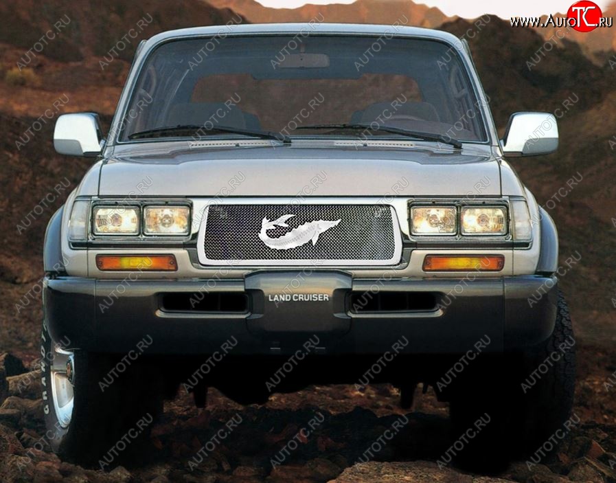 11 999 р. Решетка радиатора (дорестайл) CrTuning Toyota Land Cruiser 80 (1989-1997) (Осетр)  с доставкой в г. Керчь