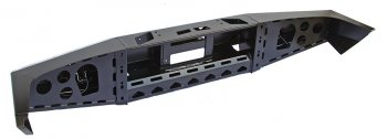 56 689 р. Бампер передний силовой РИФ  Toyota Land Cruiser  80 (1989-1997) (С дополнительными фарами без защитной дуги)  с доставкой в г. Керчь. Увеличить фотографию 2