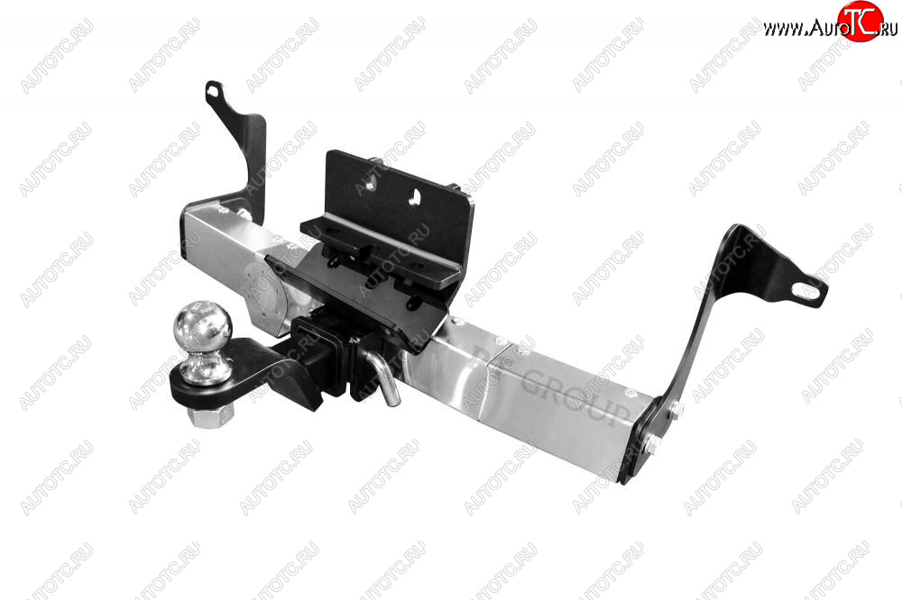 16 519 р. Фаркоп Petroil Tuning (съемный квадрат)  Toyota Land Cruiser  J300 (2021-2025) дорестайлинг (с нержавеющей накладкой)  с доставкой в г. Керчь