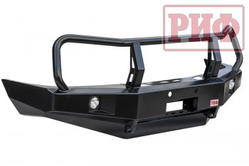 Бампер передний силовой РИФ Toyota Land Cruiser 100 2-ой рестайлинг (2005-2007) (С дополнительными фарами и защитной дугой)