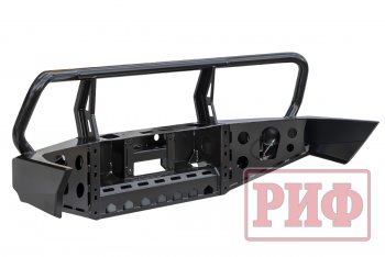 62 729 р. Бампер передний силовой РИФ Toyota Land Cruiser 100 2-ой рестайлинг (2005-2007) (С дополнительными фарами и защитной дугой)  с доставкой в г. Керчь. Увеличить фотографию 2