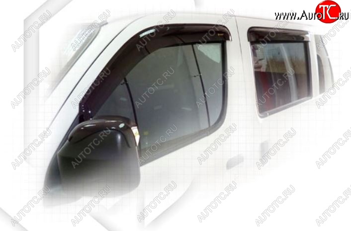 2 079 р. Дефлектора окон CA-Plastic Toyota LiteAce S400 (2008-2020) (Classic полупрозрачный)  с доставкой в г. Керчь
