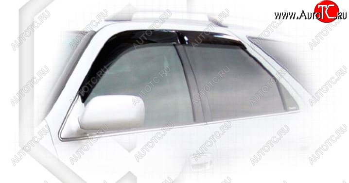 1 899 р. Дефлектора окон CA-Plastic  Toyota Mark 2  Qualis (1997-2002) седан (Classic полупрозрачный, Без хром.молдинга)  с доставкой в г. Керчь