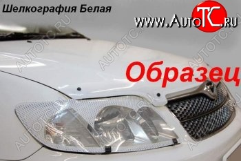 1 999 р. Защита фар CA-Plastiс  Toyota Mark 2  X100 (1996-2000) седан (Шелкография белая)  с доставкой в г. Керчь