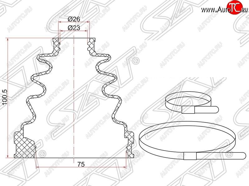 379 р. Пыльник ШРУСа (внутренний) SAT Toyota Mark 2 X100 седан (1996-2000) с доставкой в г. Керчь Увеличить фотографию 1 379 р. Пыльник ШРУСа (внутренний) SAT Toyota Mark 2 X100 седан (1996-2000) с доставкой в г. Керчь
