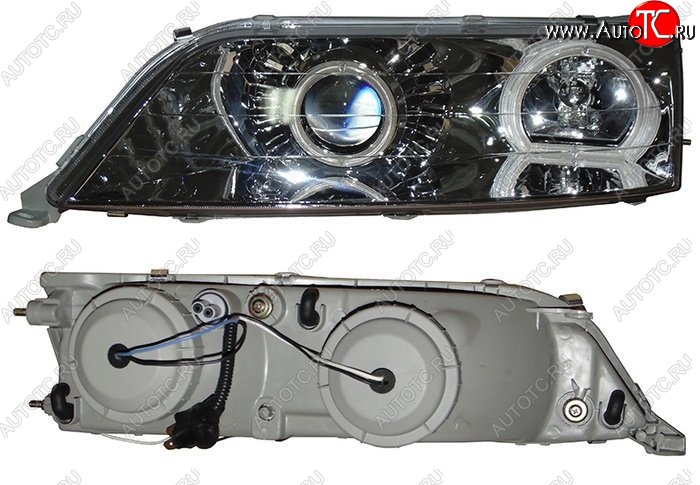 5 849 р. Левая фара SAT (линза, диод, Евросвет))  Toyota Mark 2  X100 (1996-2000) седан  с доставкой в г. Керчь