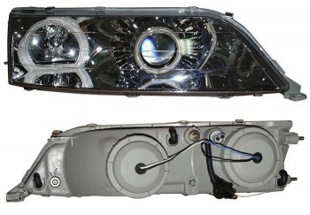 Правая фара SAT (диод/линза) Toyota Mark 2  X100 (1996-2000) седан