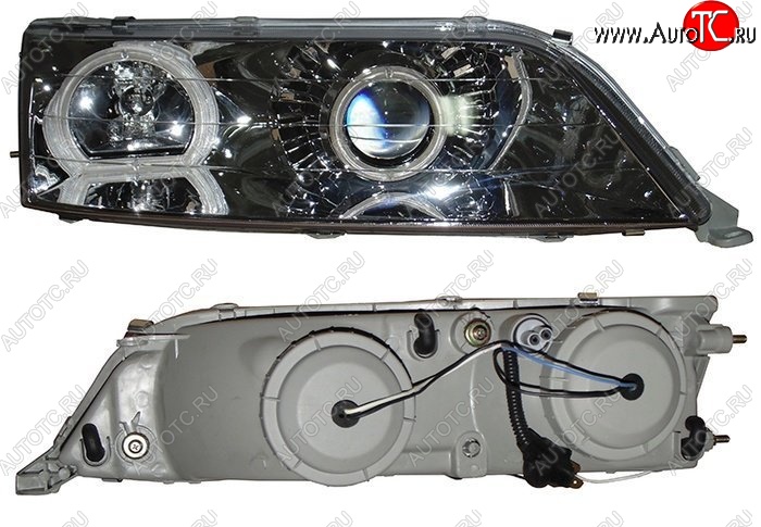 2 659 р. Правая фара SAT (диод/линза)  Toyota Mark 2  X100 (1996-2000) седан  с доставкой в г. Керчь