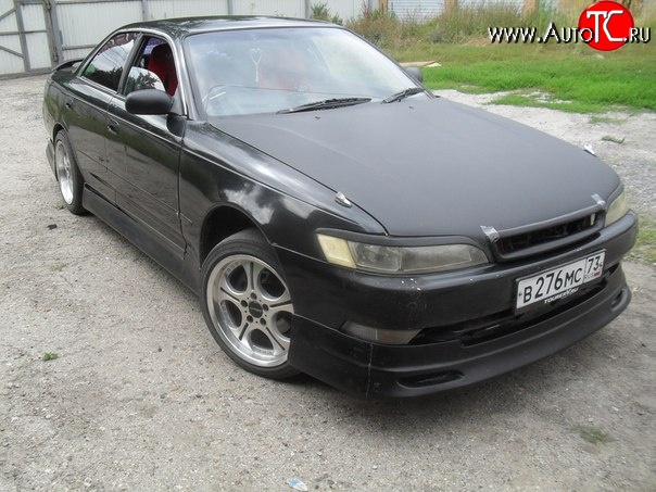 2 499 р. Накладка на передний бампер Vertex Toyota Mark 2 X90 седан (1992-1996) (Неокрашенная)  с доставкой в г. Керчь