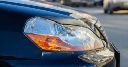 999 р. Реснички на фары RA  Toyota Mark 2  X110 (2000-2002) седан дорестайлинг (Неокрашенные)  с доставкой в г. Керчь. Увеличить фотографию 2